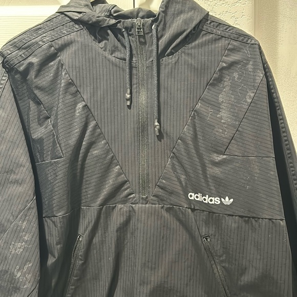 Men's Adidas Camo Anorak Jacket - Picture 2 of 4